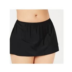 New black plus size swim skirt 18W